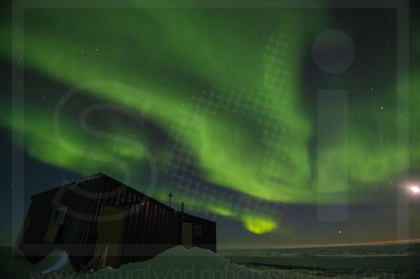 Northern Lights and Cabin