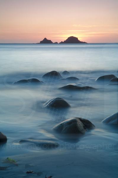 Porth Nanven at dusk